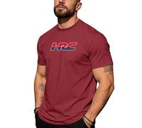 KHAFVXTP T-shirt uomo maniche corte Motorcycle Racing Enthusiast, comoda e resistente per ogni occasione, vestibilità classica per tutti i giorni, vestibilità(Red,XXL)