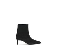 Khaite Black Calf Leather Bos Taurus Ankle Boots - EU38.5/US8.5