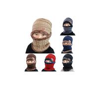 (Khaki) Gestricktes Woll-Baby-WintermÃ¼tzen- und Schal-Set [JUN] Khaki