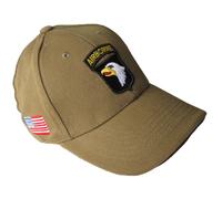 Khaki USA 101st Aereo cappello baseball - VISIERA SOLE Screaming Eagles American