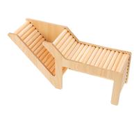 Khaki Wooden Hamster Hideout Small Animal House for Guinea Pig Rest