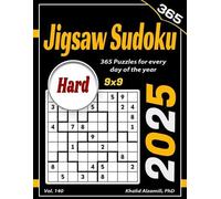 Khalid Alzamili 2025 Jigsaw Sudoku (Tascabile) Game Calendars