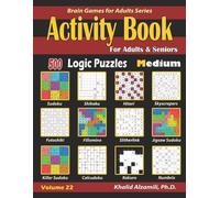 Khalid Alzamili Activity Book for Adults & Seniors (Tascabile)