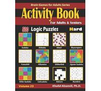 Khalid Alzamili Activity Book for Adults & Seniors (Tascabile)