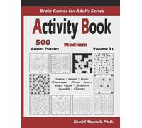 Khalid Alzamili Activity Book (Tascabile) Brain Games for Adults