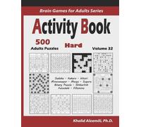 Khalid Alzamili Activity Book (Tascabile) Brain Games for Adults