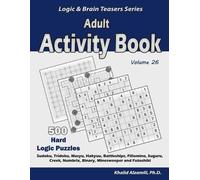 Khalid Alzamili Adult Activity Book (Tascabile) Logic & Brain Teasers