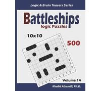 Khalid Alzamili Battleships Logic Puzzles (Tascabile) Logic & Brain Teasers