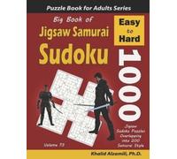 Khalid Alzamili Big Book of Jigsaw Samurai Sudoku (Tascabile)