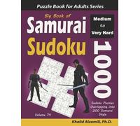 Khalid Alzamili Big Book of Samurai Sudoku (Tascabile) Logic Puzzles for Adults