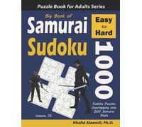 Khalid Alzamili Big Book of Samurai Sudoku (Tascabile) Logic Puzzles for Adults