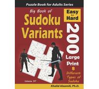 Khalid Alzamili Dr. Khalid Alzamili Big Book of Sudoku Variants (Tascabile)