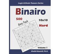 Khalid Alzamili Binairo (Binary Puzzle) (Tascabile) Logic & Brain Teasers