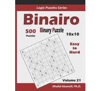Khalid Alzamili Binairo (Binary Puzzle) (Tascabile) Logic Puzzles