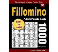 Khalid Alzamili Fillomino Adult Puzzle Book (Tascabile)