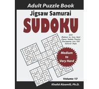 Khalid Alzamili Jigsaw Samurai Sudoku Adult Puzzle Book (Tascabile)