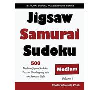 Khalid Alzamili Jigsaw Samurai Sudoku (Tascabile) Samurai Sudoku Puzzle Books