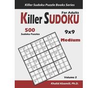Khalid Alzamili Killer Sudoku For Adults (Tascabile) Killer Sudoku Puzzle Books