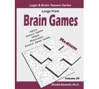 Khalid Alzamili Large Print Brain Games (Tascabile) Logic & Brain Teasers