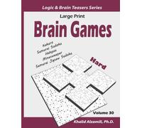 Khalid Alzamili Large Print Brain Games (Tascabile) Logic & Brain Teasers