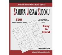 Khalid Alzamili Samurai Jigsaw Sudoku (Tascabile) Brain Games for Adults
