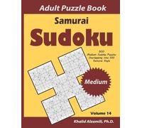 Khalid Alzamili Samurai Sudoku Adult Puzzle Book (Tascabile) Logical Brain Games