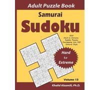 Khalid Alzamili Samurai Sudoku Adult Puzzle Book (Tascabile) Logical Brain Games