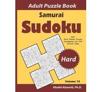 Khalid Alzamili Samurai Sudoku Adult Puzzle Book (Tascabile) Logical Brain Games