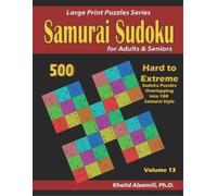 Khalid Alzamili Samurai Sudoku for Adults & Seniors (Tascabile)