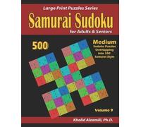 Khalid Alzamili Samurai Sudoku for adults & Seniors (Tascabile)