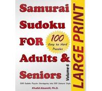 Khalid Alzamili Samurai Sudoku for Adults & Seniors (Tascabile) Puzzles Books