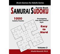 Khalid Alzamili Samurai Sudoku Puzzle Book (Tascabile) Brain Games for Adults