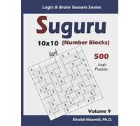 Khalid Alzamili Suguru (Number Blocks) (Tascabile) Logic & Brain Teasers