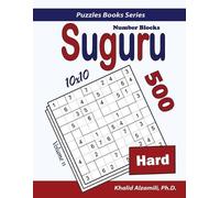 Khalid Alzamili Suguru (Number Blocks) (Tascabile) Puzzles Books