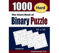 Khalid Alzamili The Giant Book of Binary Puzzle (Tascabile) Adult Activity Books