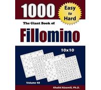 Khalid Alzamili The Giant Book of Fillomino (Tascabile) Adult Activity Books