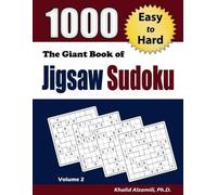 Khalid Alzamili The Giant Book of Jigsaw Sudoku (Tascabile) Adult Activity Books