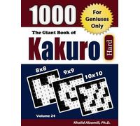 Khalid Alzamili The Giant Book of Kakuro (Tascabile) Adult Activity Books