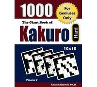Khalid Alzamili The Giant Book of Kakuro (Tascabile) Adult Activity Books