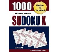 Khalid Alzamili The Giant Book of Sudoku X (Tascabile) Adult Activity Books