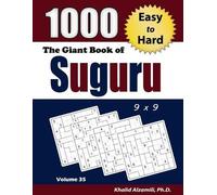 Khalid Alzamili The Giant Book of Suguru (Tascabile) Adult Activity Books