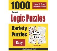 Khalid Alzamili Tons of Logic Puzzles (Tascabile) Logic & Brain Teasers