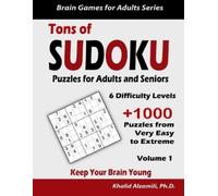 Khalid Alzamili Tons of Sudoku Puzzles for Adults & Seniors (Tascabile)