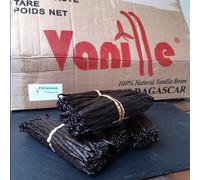 Khaloua Vaniglia Madagascar A Grado 50g 15 Pezzi 17-20 cm Baccelli Interi
