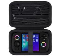 khanka Custodia da viaggio rigida di ricambio per console di gioco portatile Anbernic RG Cube Unisoc T820, solo custodia, colore nero