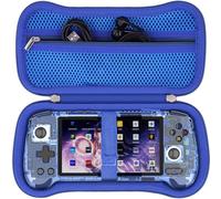 khanka Custodia da viaggio rigida di ricambio per console di gioco portatile Anbernic RG556 retrò, solo custodia, colore: blu