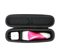 Khanka Custodia da viaggio rigida di ricambio per rasoio elettrico da donna Panasonic ES2207P (nero)