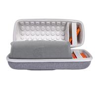 Khanka EVA Difficile Caso Viaggiare trasportare sacchetto per JBL Charge 5 / Charge 4 Speaker Bluetooth (Grigio)