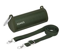 Khanka Custodia in Silicone per Altoparlanti Sonos Roam 2/Roam/Roam SL e Bluetooth, con Tracolla e Fibbia a Molla. (Verde)