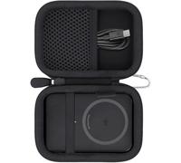 Khanka Custodia per Anker Nano/MagGo Power Bank, Batteria Magnetica Ultra-Sottile da 5000mAh/10000mAh, Compatibile con Caricatore Anker Qi2 Certificato 15W(A1665/A1664), Solo Custodia (Nero)